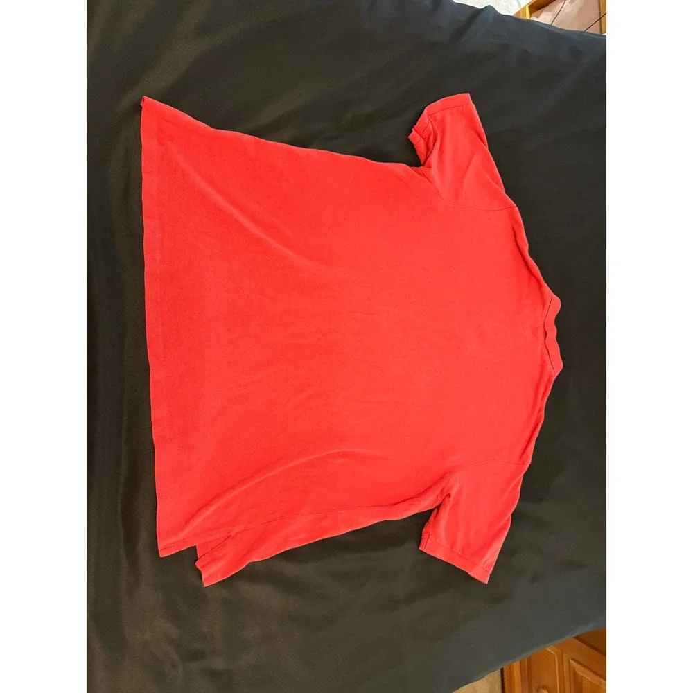 Polo Ralph Lauren Red Pique Polo Shirt Mens 3XB Big Blue Pony Logo Short Sleeve